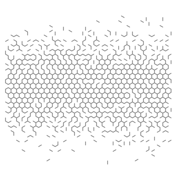 Gri soyut altıgen ızgara arkaplanı.