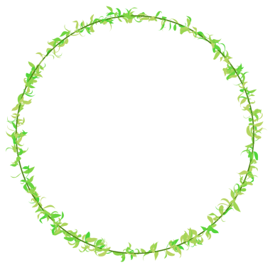 Asma Dekor. Yaprak çerçeve 3d oluşturma.