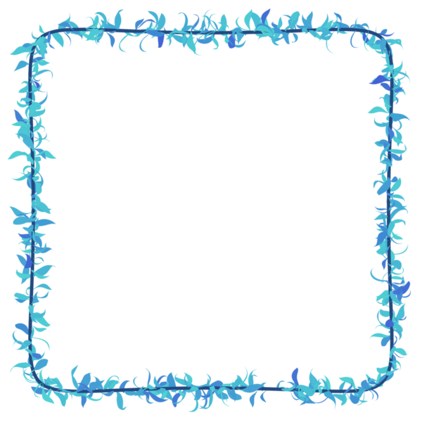 Asma Dekor. Yaprak çerçeve 3d oluşturma.