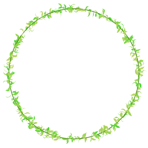 Asma Dekor. Yaprak çerçeve 3d oluşturma.