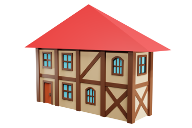 Ortaçağ fantazisi. 3d oluşturma.