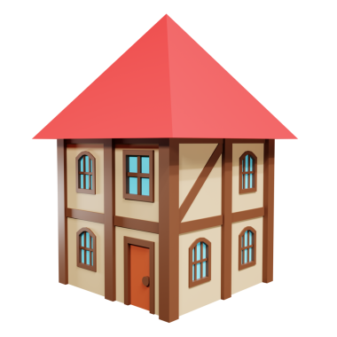 Ortaçağ fantazisi. 3d oluşturma.