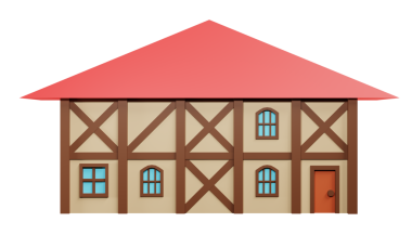 Ortaçağ fantazisi. 3d oluşturma.