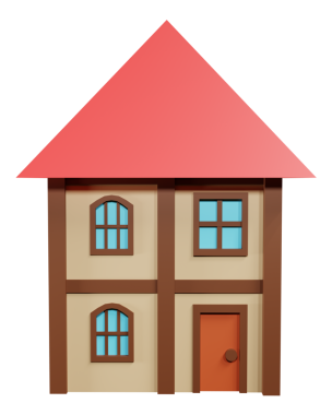 Ortaçağ fantazisi. 3d oluşturma.