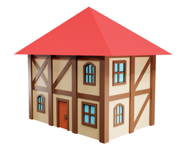 Ortaçağ fantazisi. 3d oluşturma.