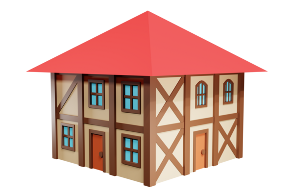 Ortaçağ fantazisi. 3d oluşturma.