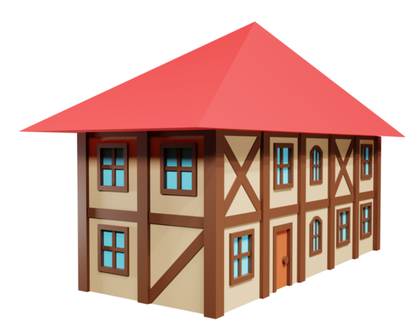 Ortaçağ fantazisi. 3d oluşturma.