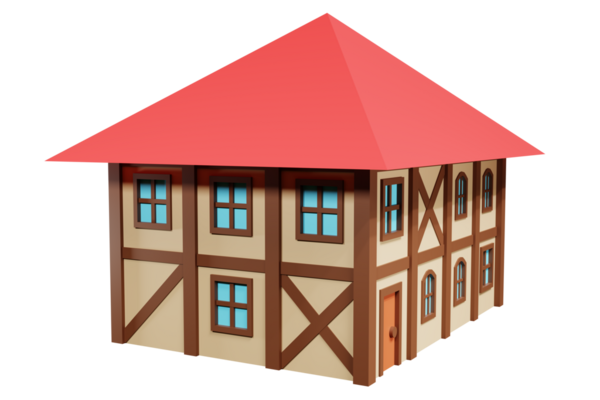 Ortaçağ fantazisi. 3d oluşturma.