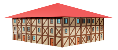 Ortaçağ fantazisi. 3d oluşturma.