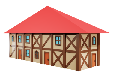 Ortaçağ fantazisi. 3d oluşturma.