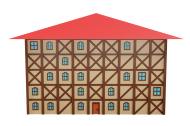 Ortaçağ fantazisi. 3d oluşturma.