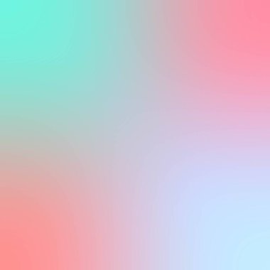Soyut pembe, mavi ve yeşil pastel yumuşak gradyan arkaplan. 