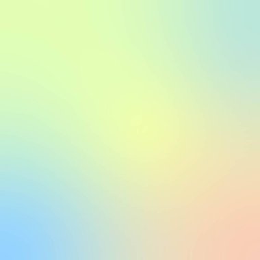 Soyut yeşil, krema ve mavi pastel yumuşak gradyan arkaplan. 