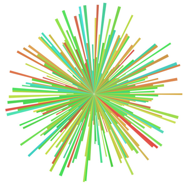 Soyut renkli daire teknolojisi dijital.