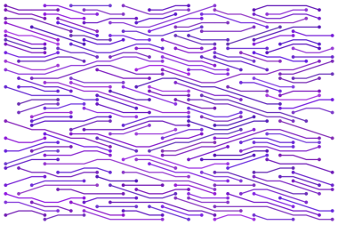 Mor devre teknolojisi resimleme arkaplanı.