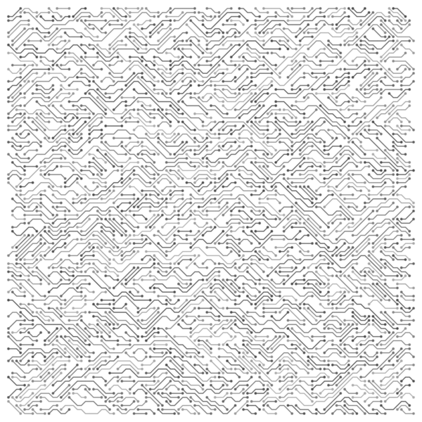 Gri devre teknoloji illüstrasyon arka planı.