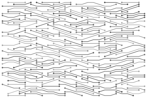 Gri devre teknoloji illüstrasyon arka planı.