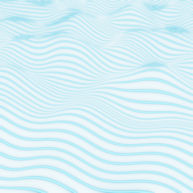 Soyut mavi kablo çerçevesi. 3d oluşturma.