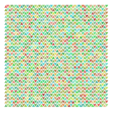 Renkli üçgenler mozaik desen arkaplanı.
