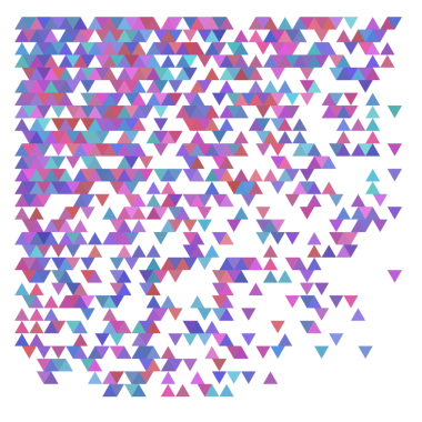 Renkli üçgen yarım ton rastgele arkaplan.