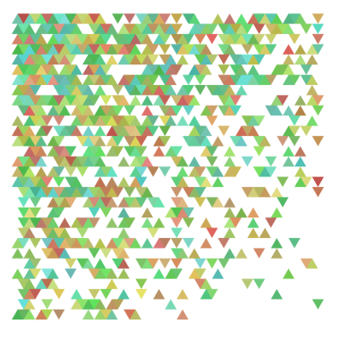Renkli üçgen yarım ton rastgele arkaplan.