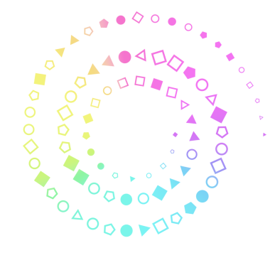 Renkli geometri spiral arkaplanı.