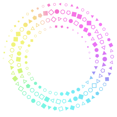 Renkli geometri çerçeve arkaplanı.