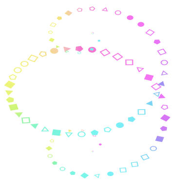 Renkli geometri eğrisi arkaplanı.