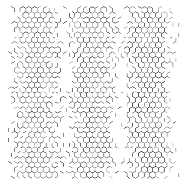 Gri soyut altıgen ızgara arkaplanı.