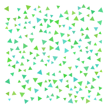 Yeşil rastgele üçgen arkaplan.