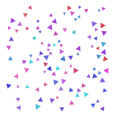 Renkli rastgele üçgen arkaplan.