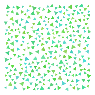 Yeşil rastgele üçgen arkaplan.