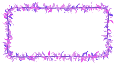 Asma Dekor. Yaprak çerçeve 3d oluşturma.