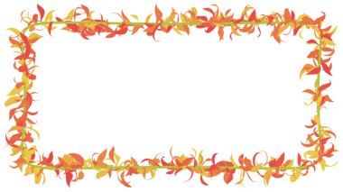 Asma Dekor. Yaprak çerçeve 3d oluşturma.