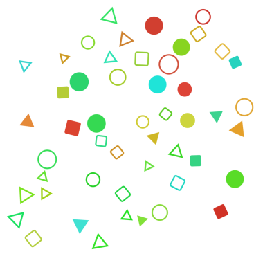 Geometrik şekilleri karıştır, rastgele desen arkaplanı.