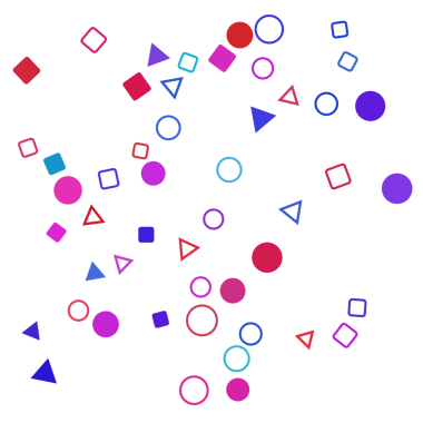 Geometrik şekilleri karıştır, rastgele desen arkaplanı.