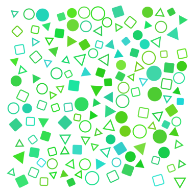 Geometrik şekilleri karıştır, rastgele desen arkaplanı.