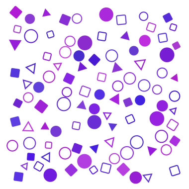 Geometrik şekilleri karıştır, rastgele desen arkaplanı.