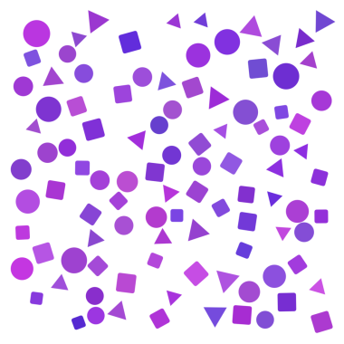 Geometrik şekiller rastgele desen arkaplanı.