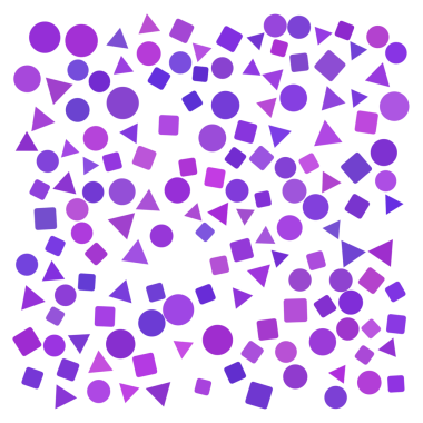 Geometrik şekiller rastgele desen arkaplanı.