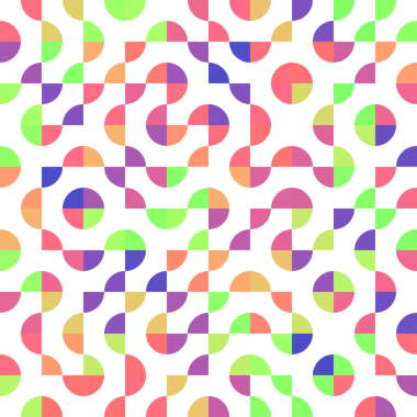 Renkli soyut geometrik dikişsiz model arka plan. 3d oluşturma.