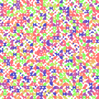 Renkli soyut geometrik dikişsiz model arka plan. 3d oluşturma.