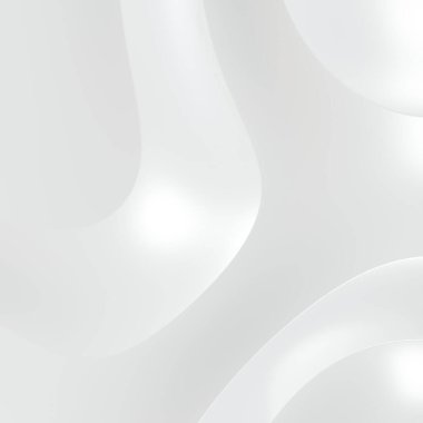 Soyut beyaz lüks geometrik şekil arka planı. 3d oluşturma.