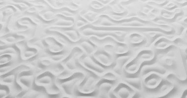 Soyut beyaz şekil arkaplanı. 3d oluşturma.