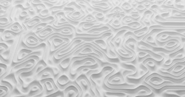 Beyaz bez dalga arkaplanı. 3d oluşturma.