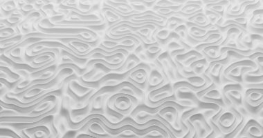 Beyaz bez dalga arkaplanı. 3d oluşturma.