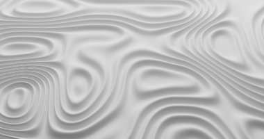 Beyaz bez dalga arkaplanı. 3d oluşturma.