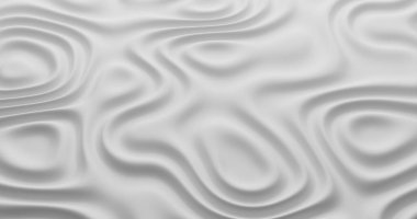 Beyaz bez dalga arkaplanı. 3d oluşturma.