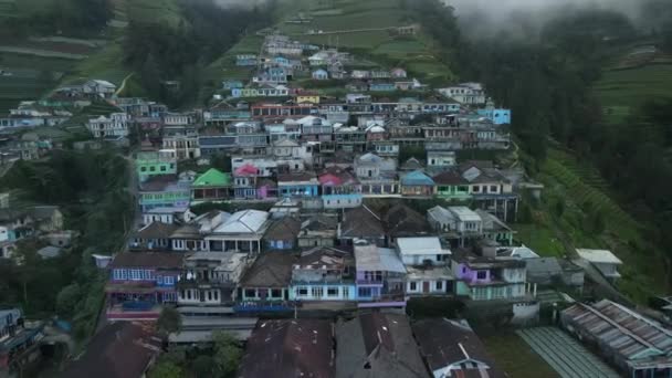 Népal Van Jawa Village Sur Colline Jawa Indonésie — Video