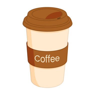 Lezzetli kahve fincanı. İç vektör illüstrasyon tasarımı